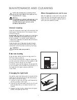 Предварительный просмотр 7 страницы Zanussi CL 50 SI Instruction Booklet