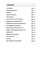 Preview for 3 page of Zanussi Compact FC 1000 Instruction Booklet