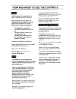 Preview for 11 page of Zanussi Compact FC 1000 Instruction Booklet