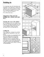 Preview for 4 page of Zanussi Cuisinair FB 515M Use And Care Instructions Manual