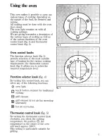 Preview for 7 page of Zanussi Cuisinair FB 515M Use And Care Instructions Manual