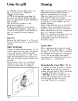 Preview for 11 page of Zanussi Cuisinair FB 515M Use And Care Instructions Manual