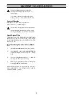 Preview for 6 page of Zanussi CWH 6065 Instruction Booklet