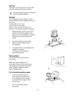 Предварительный просмотр 14 страницы Zanussi CWH 9065X Instruction Booklet