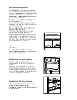 Предварительный просмотр 5 страницы Zanussi CZC 16/9 FA Instruction Booklet