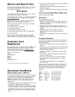 Preview for 8 page of Zanussi DA 6141 D Instruction Book