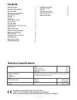 Preview for 2 page of Zanussi DA4452 Instruction Book