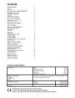 Preview for 2 page of Zanussi DA4552 Instruction Book