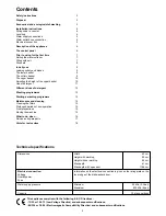 Preview for 2 page of Zanussi DA6041 Instruction Book