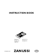 Zanussi DCH 327 X Instruction Book preview