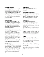 Preview for 4 page of Zanussi DCH 327 X Instruction Book