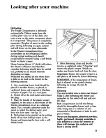 Preview for 13 page of Zanussi DF36 Instructions For The Use And Care