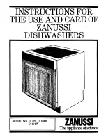 Zanussi DI 104W Instructions For Use Manual preview