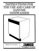 Zanussi DI 110 TCR/C Instructions For Use Manual preview