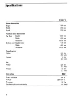 Preview for 4 page of Zanussi DI 220/75 Instructions For The Use And Care