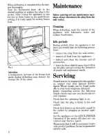 Preview for 8 page of Zanussi DI 3121 Instructions For The Use And Care