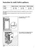 Предварительный просмотр 7 страницы Zanussi DI 3165 - DI 3243 Instructions For The Use And Care