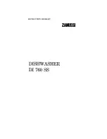 Preview for 1 page of Zanussi Di760SS Instruction Manual