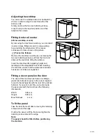 Preview for 23 page of Zanussi DISHWASHER Instruction Booklet