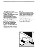 Preview for 11 page of Zanussi DP500 Use And Care Instructions Manual