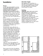 Preview for 4 page of Zanussi DR 56/L Instructions For The Use And Care