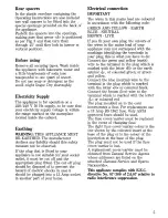 Preview for 5 page of Zanussi DR 83/L Instructions For The Use And Care