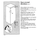 Preview for 9 page of Zanussi DR 83/L Instructions For The Use And Care