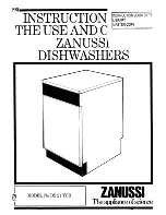 Preview for 1 page of Zanussi DS 21 TCR Instructions For Use And Care Manual