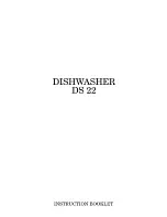 Zanussi DS 22 Instruction Booklet preview