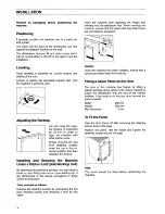 Предварительный просмотр 4 страницы Zanussi DS 22 Instruction Booklet