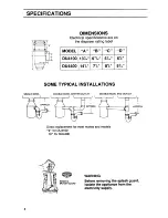 Предварительный просмотр 5 страницы Zanussi DU 4100 Instruction Booklet