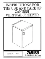 Zanussi DV 45 Use And Care Manual preview