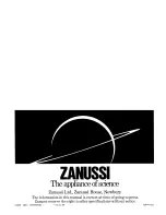 Preview for 20 page of Zanussi DV 45 Use And Care Manual