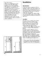 Preview for 3 page of Zanussi DV 85 Instructions For The Use And Care