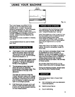 Предварительный просмотр 13 страницы Zanussi DVi 35 Instructions For Use And Care Manual