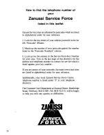 Preview for 16 page of Zanussi DVi 42 Instructions For The Use And Care