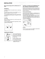 Preview for 4 page of Zanussi DW 907 Instruction Booklet