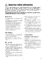 Preview for 2 page of Zanussi DW 908 Instruction Booklet