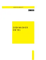 Zanussi DW 911 Instruction Booklet preview