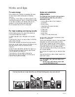 Предварительный просмотр 11 страницы Zanussi DW 929 Instruction Booklet