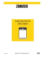 Zanussi DWS 6804 Instruction Booklet предпросмотр