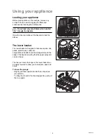 Preview for 9 page of Zanussi DWS 6947 Instruction Booklet