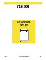 Zanussi DWS 909 Instruction Book preview