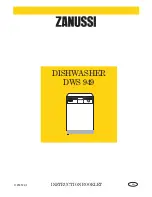 Zanussi DWS 949 Instruction Booklet preview