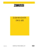 Preview for 1 page of Zanussi DWS685 Instruction Booklet