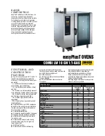 Предварительный просмотр 1 страницы Zanussi easyPlusT FCZ101GKG Specifications