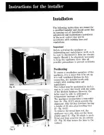 Preview for 17 page of Zanussi EC 31 Instructions For The Use And Care