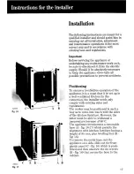 Preview for 17 page of Zanussi EC19 Instructions For The Use And Care