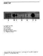 Preview for 6 page of Zanussi EDW 407-2 Instructions For Use And Care Manual