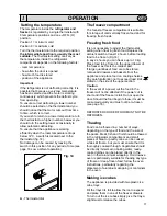 Предварительный просмотр 11 страницы Zanussi ER 7831 I Installation And Instruction Manual